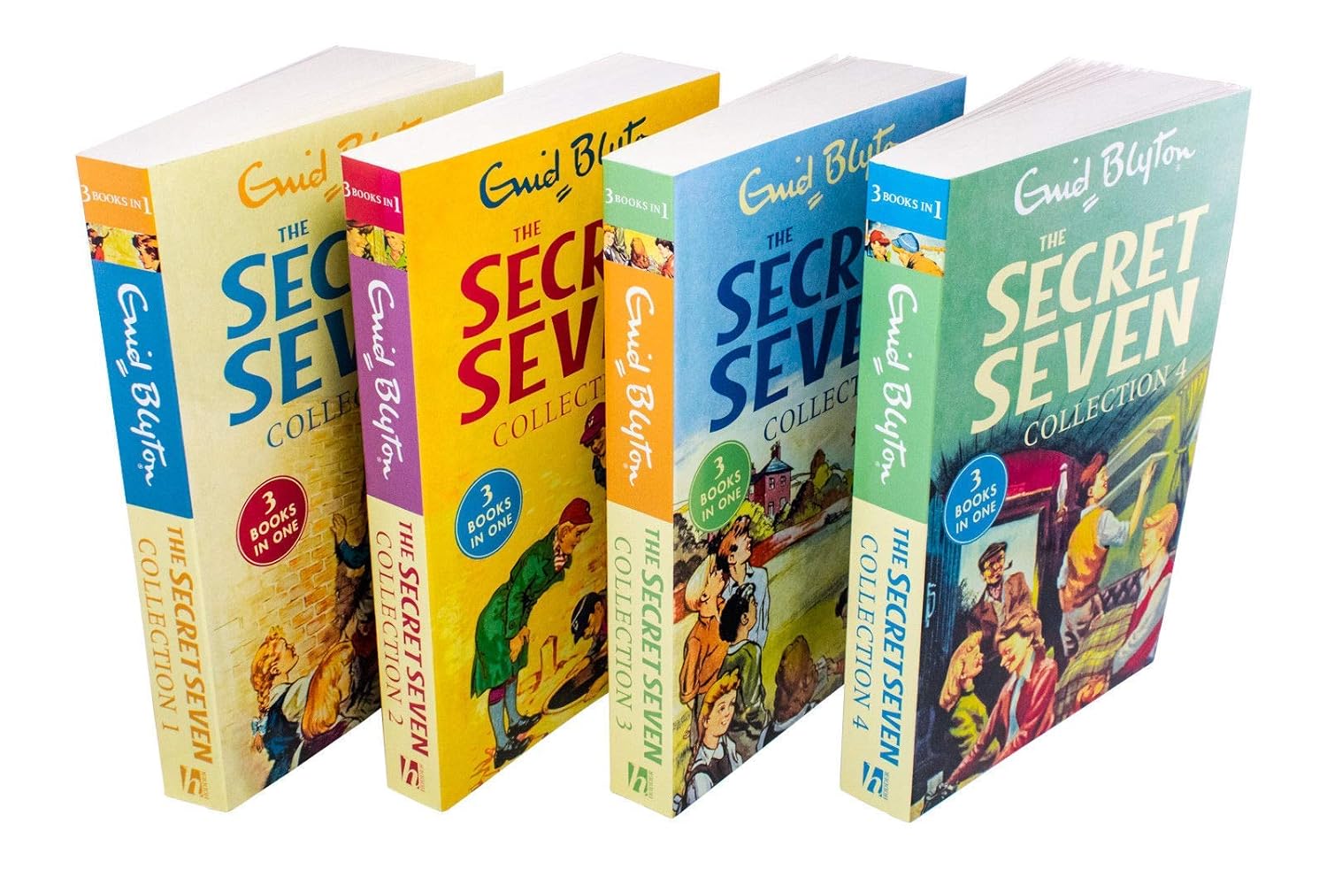 Enid blyton secret seven collection 4 books set 3 in 1 pack