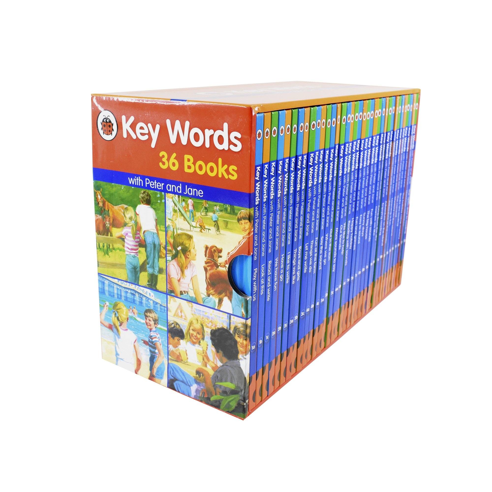 Key Words with Peter and Jane 36 Books Box Set By Ladybird