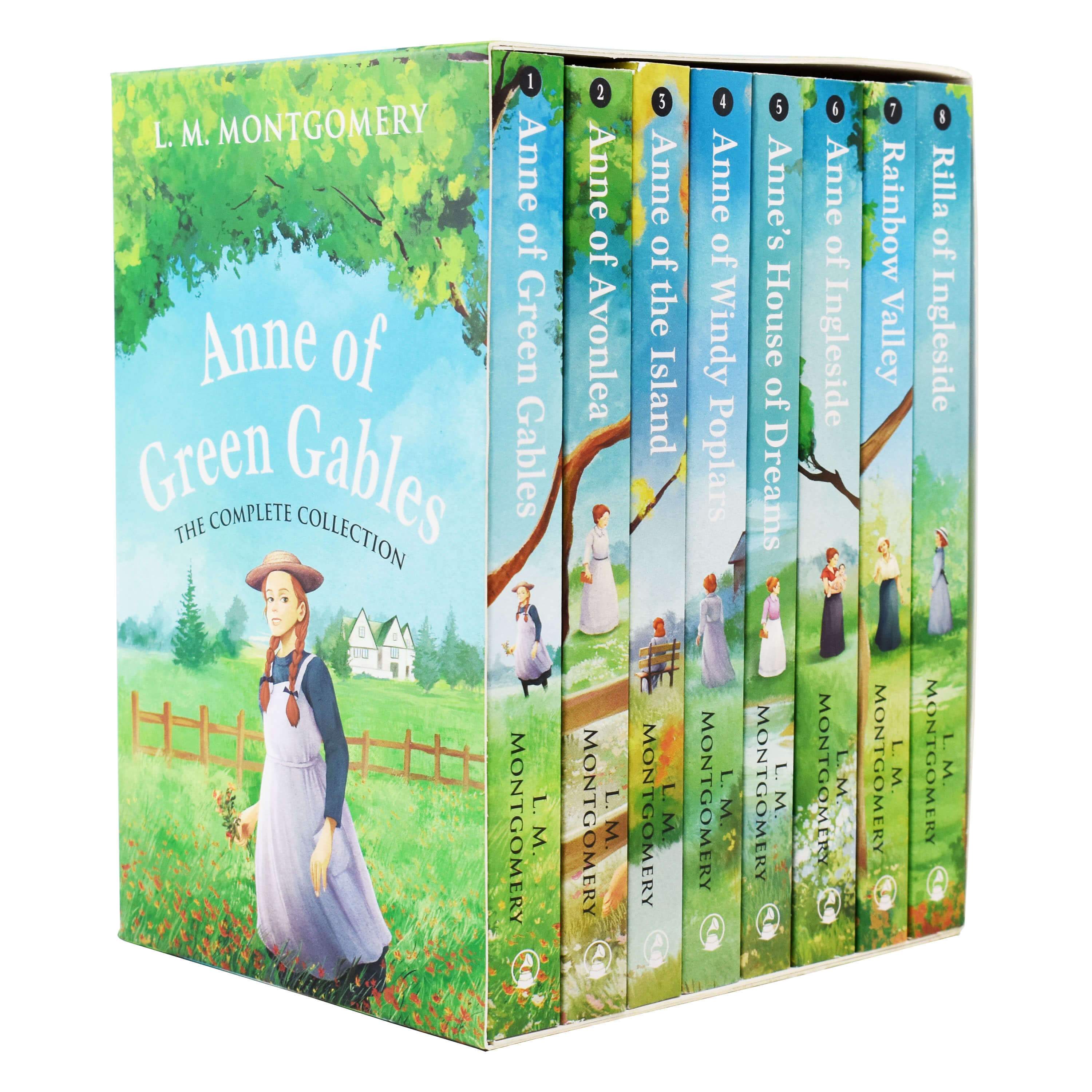 Anne of Green Gables The Complete 8 Books Box Set By L.M. Montgomery