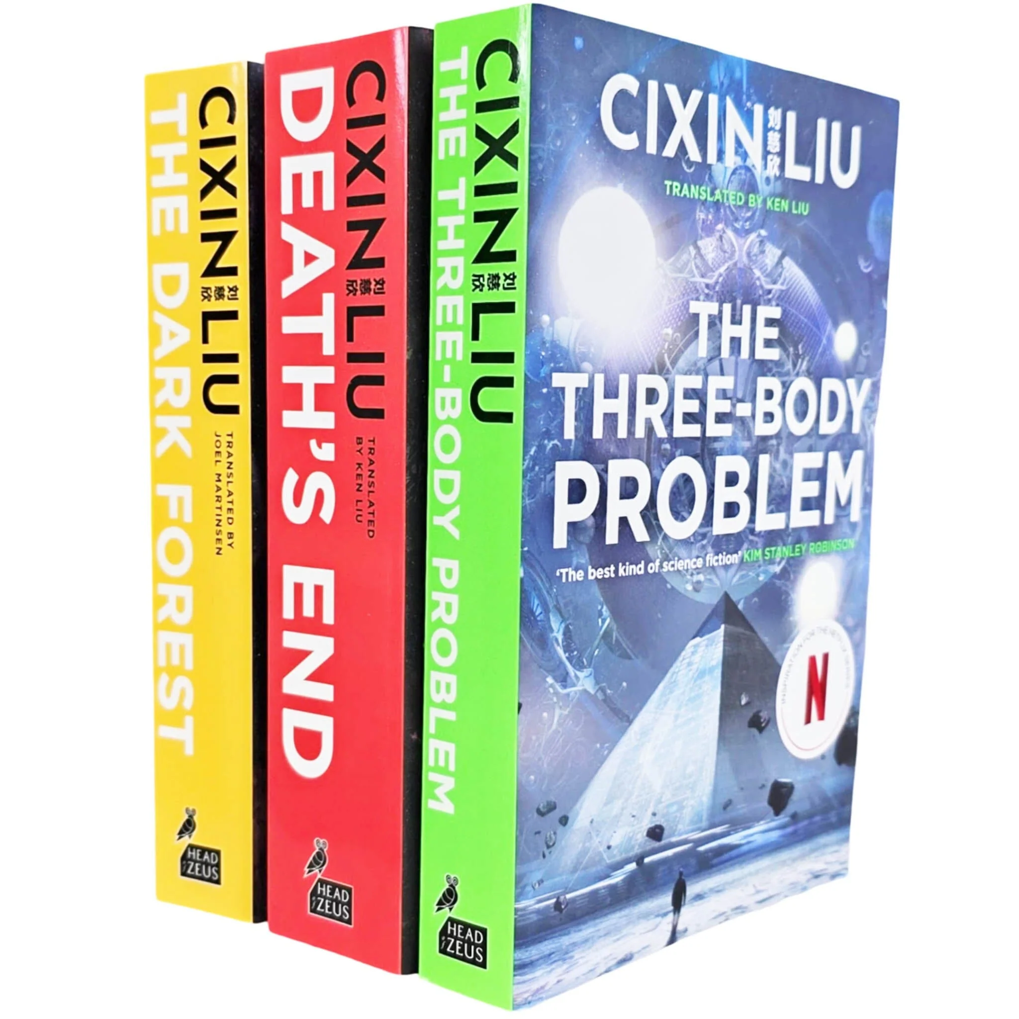 The Three Body Problem by Cixin Liu: Remembrance of Earth's Past Trilogy 3 Books Collection Set