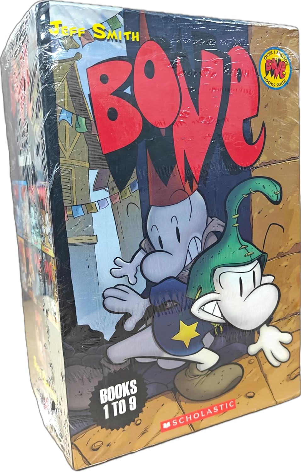 Bone by Jeff Smith: (Vol. 1-9) Books Box Set