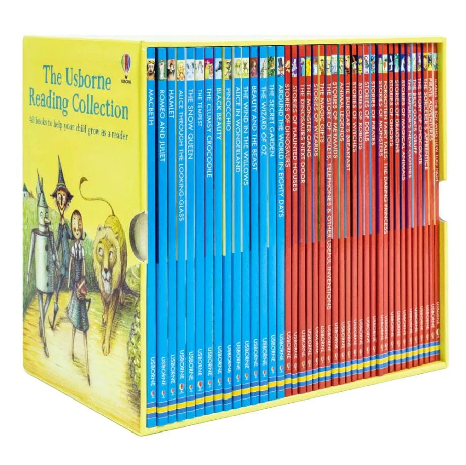 The Usborne Reading 40 Books Box Set By Usborne