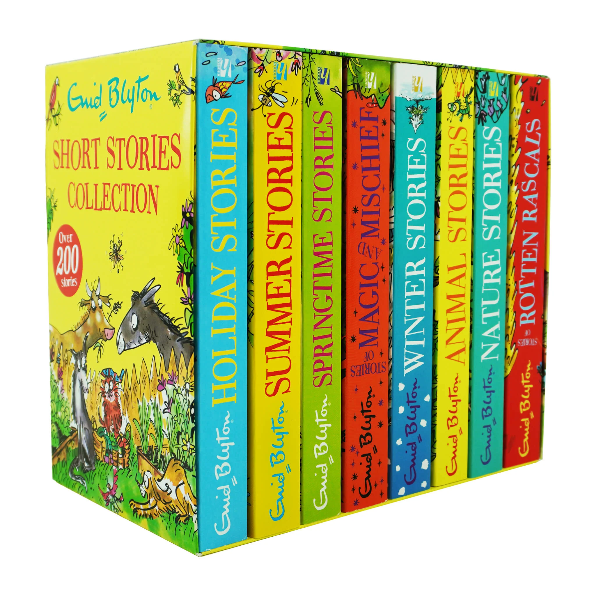 Bumper Short Story 8 Books Box Set Including Over 200 Stories By Enid Blyton