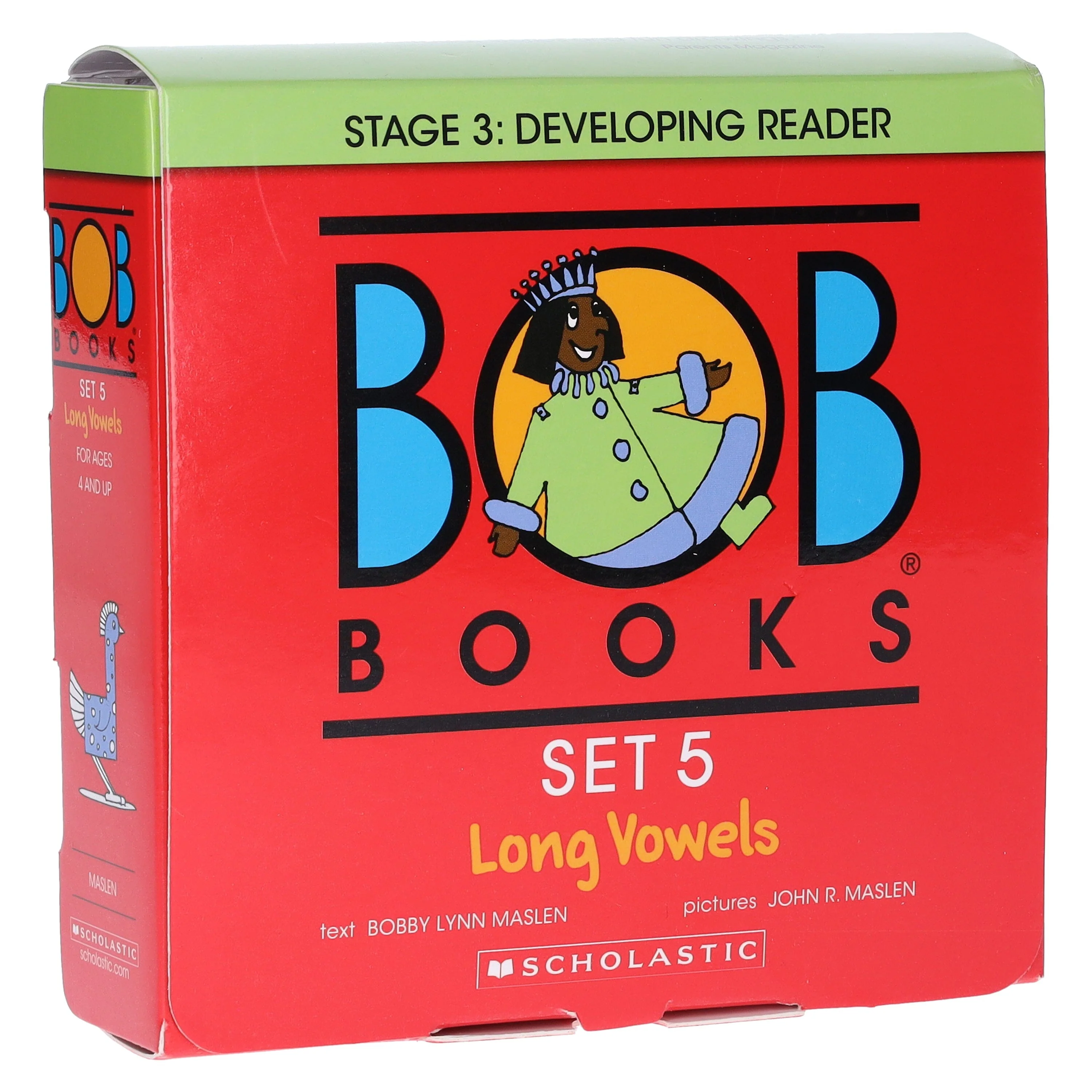 Bob Books Set 5: Long Vowels (Stage 3: Developing Readers) 8 Books Box Set By Bobby Lynn Maslen