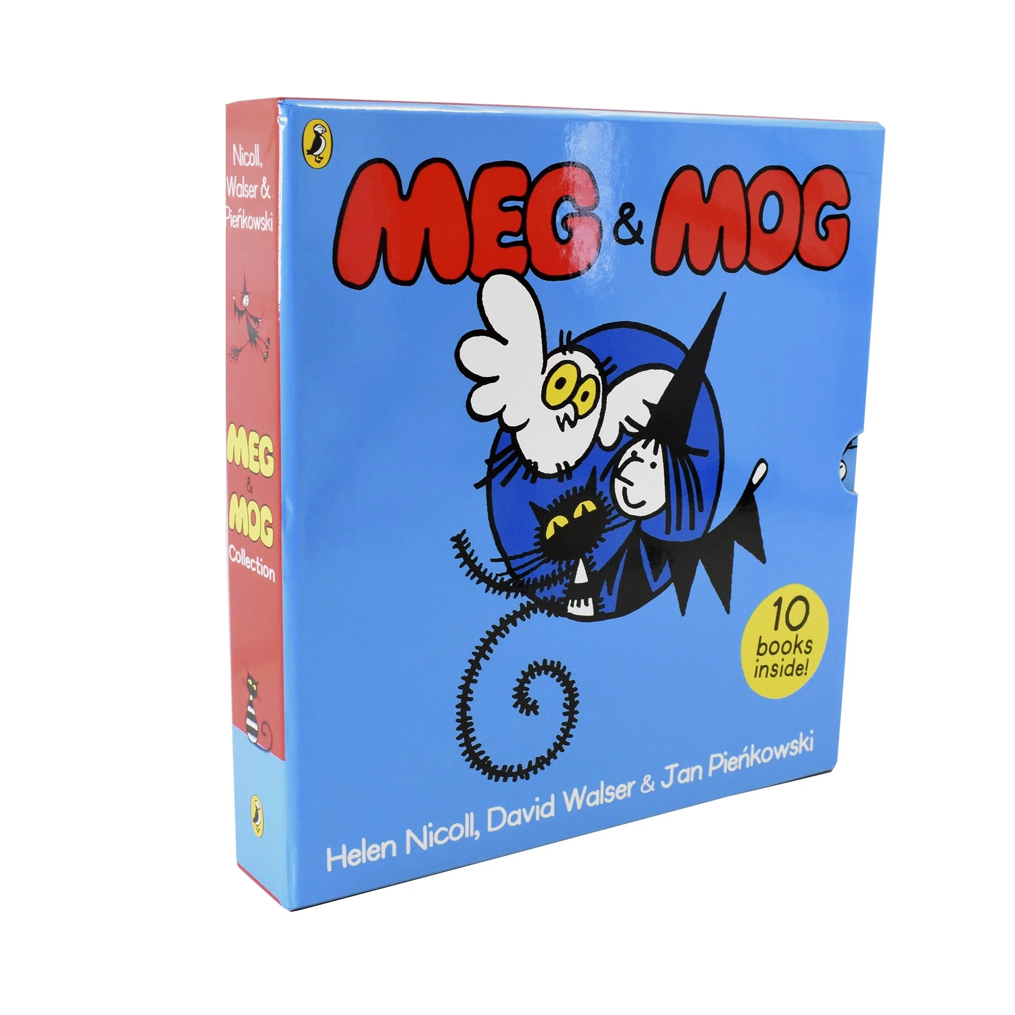  Meg & Mog by Helen Nicoll & Jan Pienkowski 10 Books Box Set
