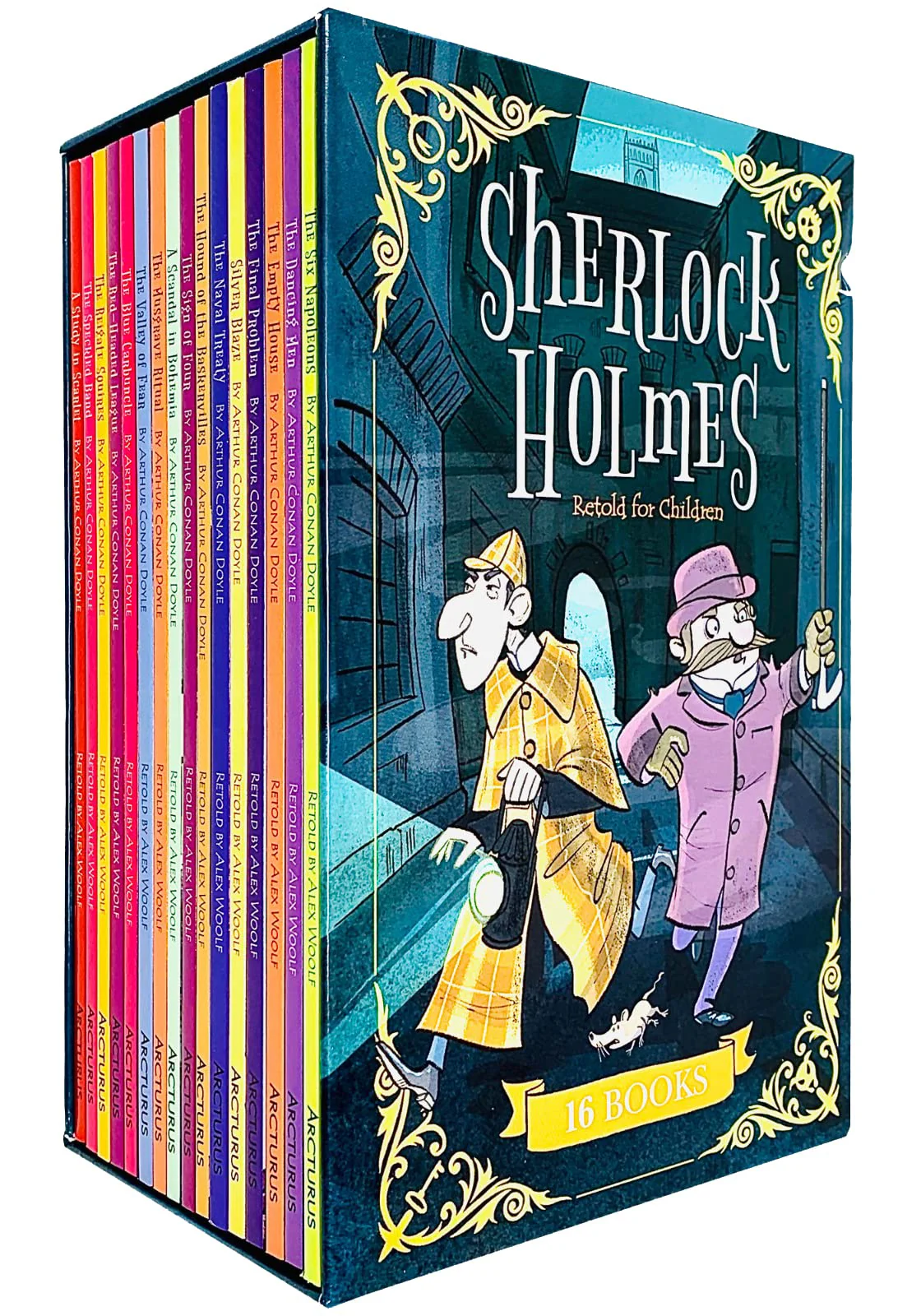 The Sherlock Holmes Retold for Children 16 Books Box Set By Alex Woolf