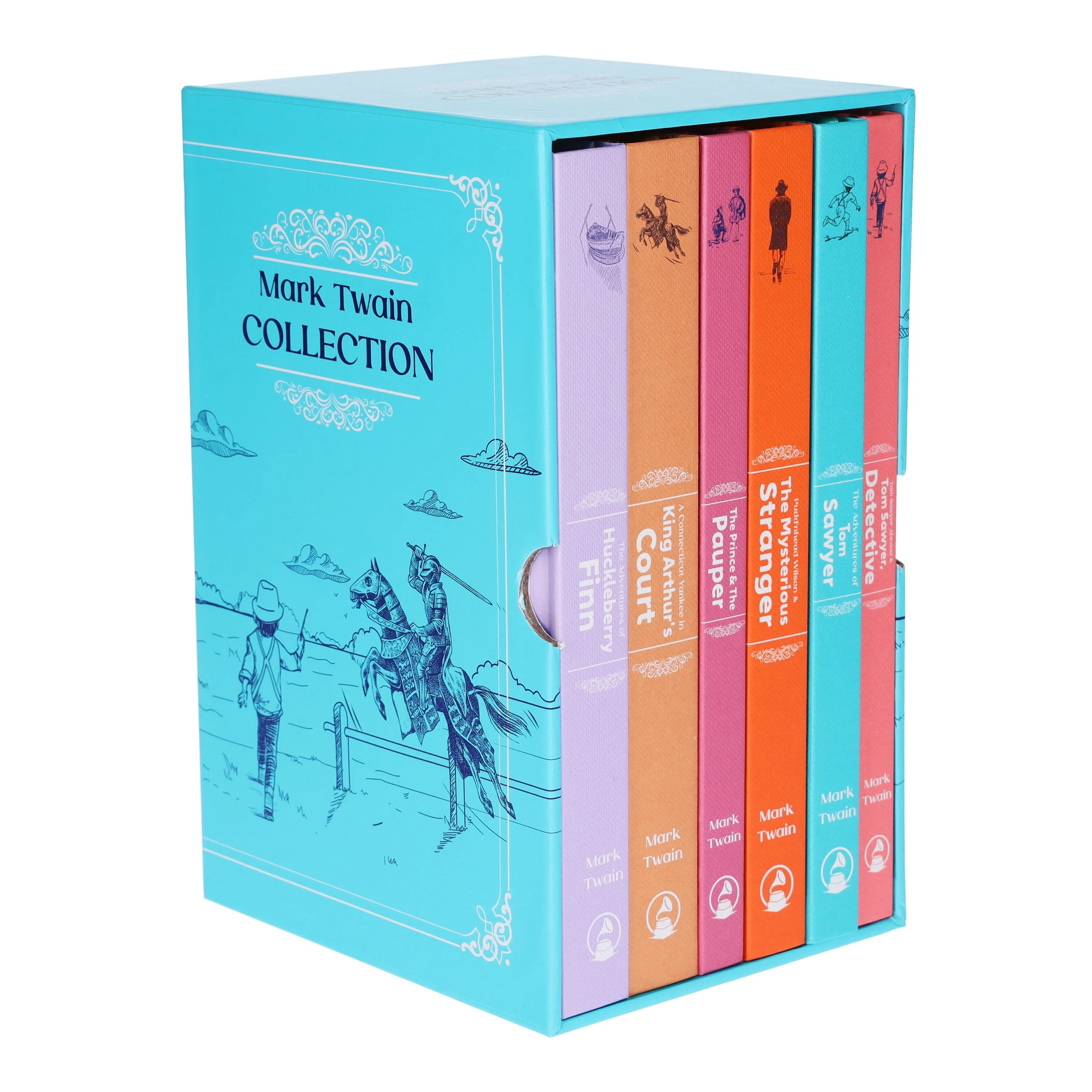 The Mark Twain Deluxe 6 Books Box Set By  Mark Twain