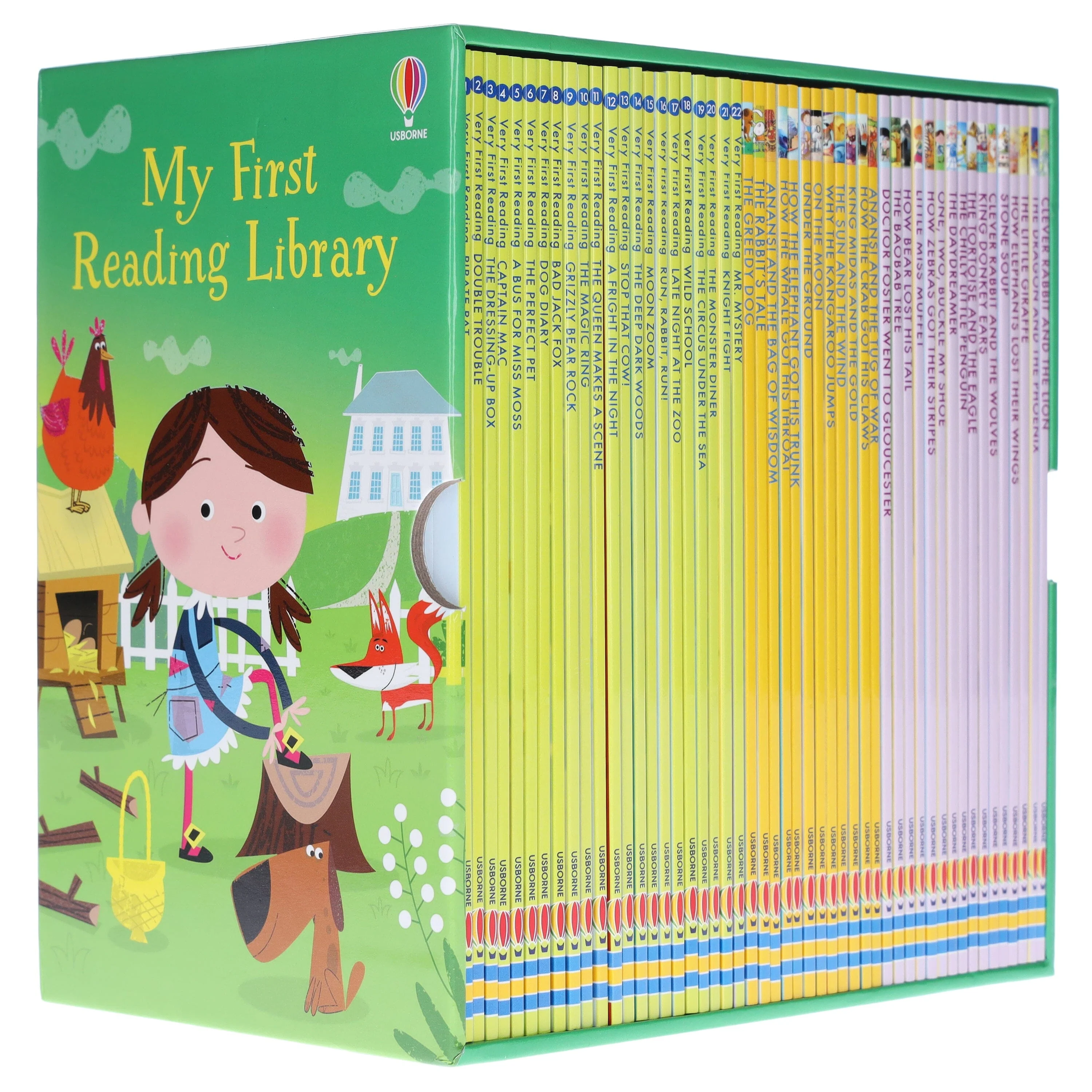My First Reading Library By Usborne 50 Books Box set