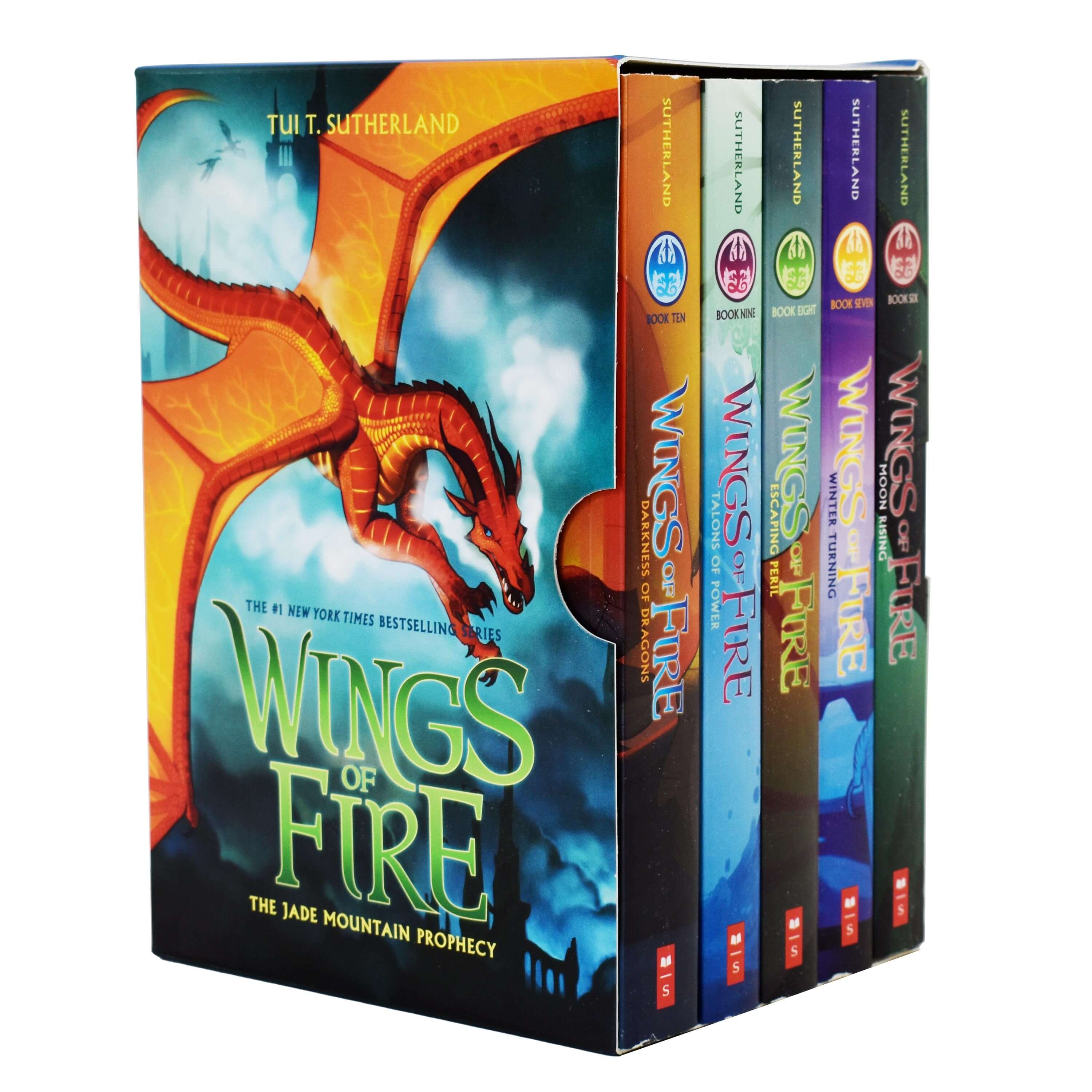 Wings of Fire The Jade Mountain Prophecy 5 Books Set (6-10) By Tui T. Sutherland