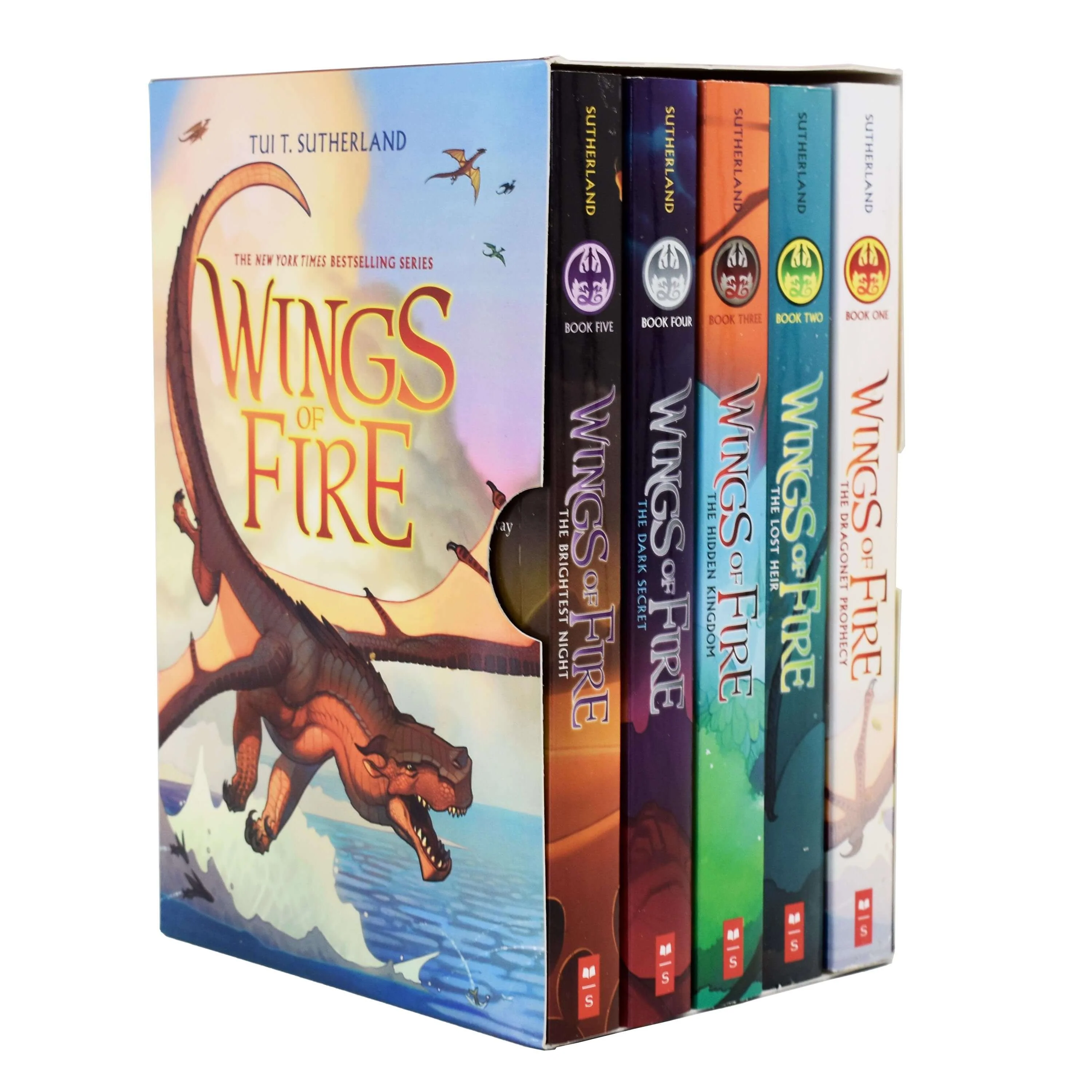 Wings of Fire 5 Books Boxset By Tui T Sutherland