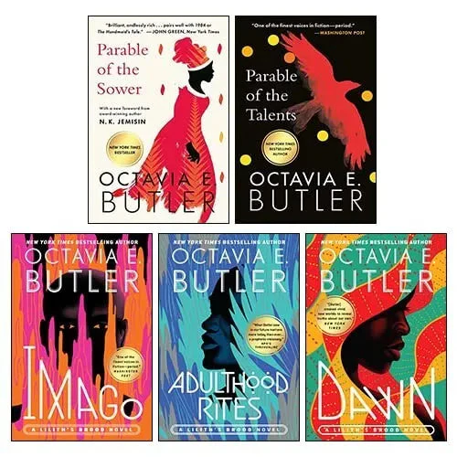 The Xenogenesis Trilogy & The Parable Series By Octavia E. Butler 5 Books Collection Set