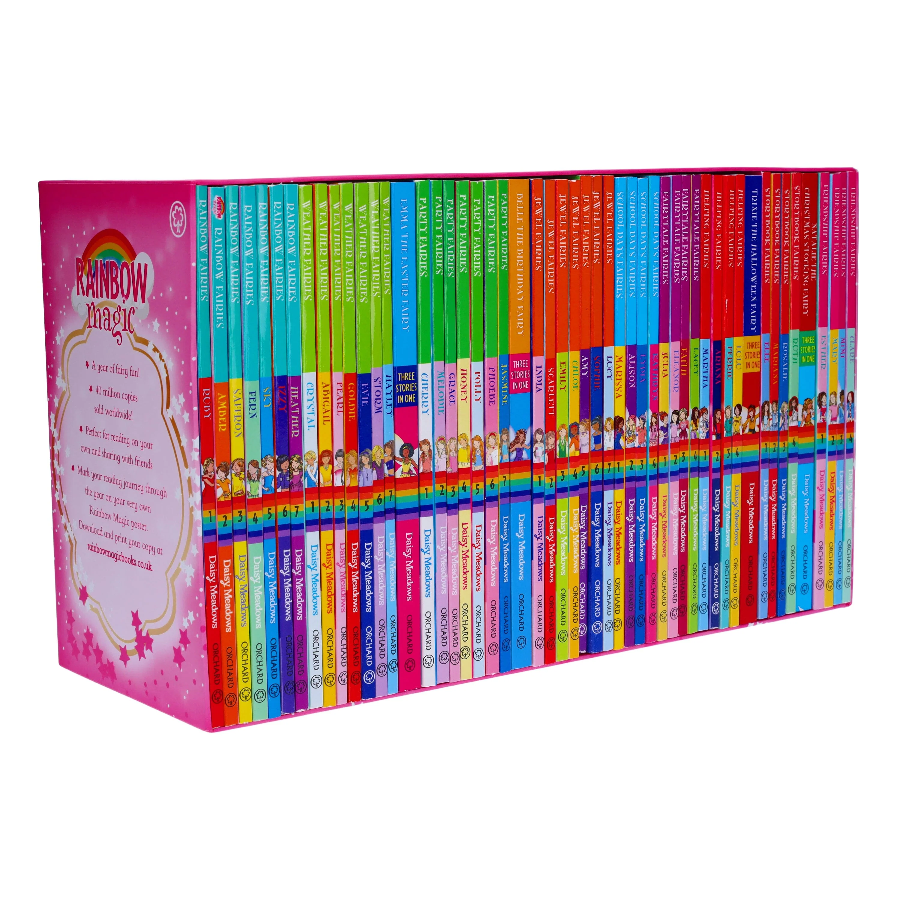 A Year of Rainbow Magic by Daisy Meadows 52 Books Boxed Set