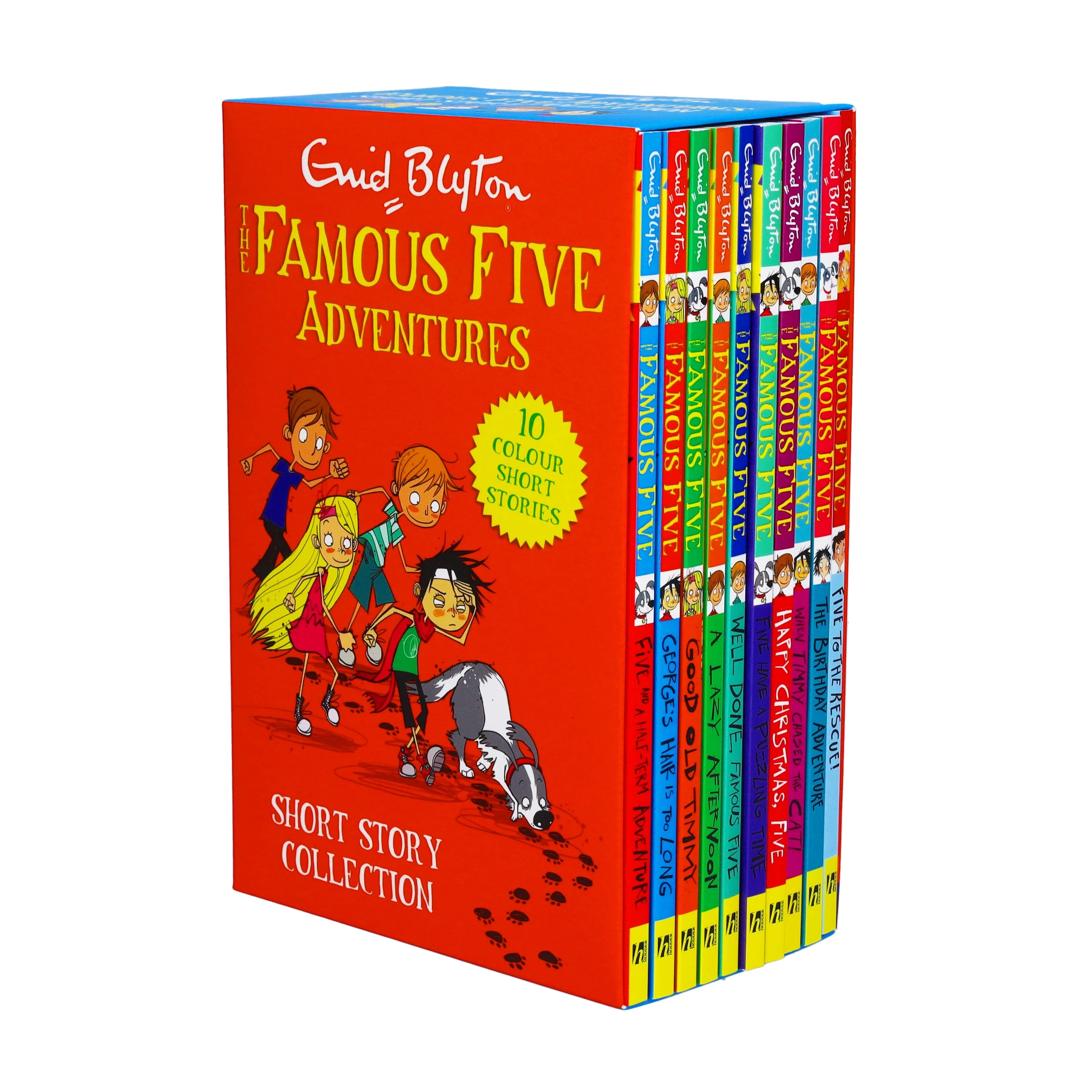 The Famous Five Adventures Short Story 10 Books Box Set By Enid Blyton