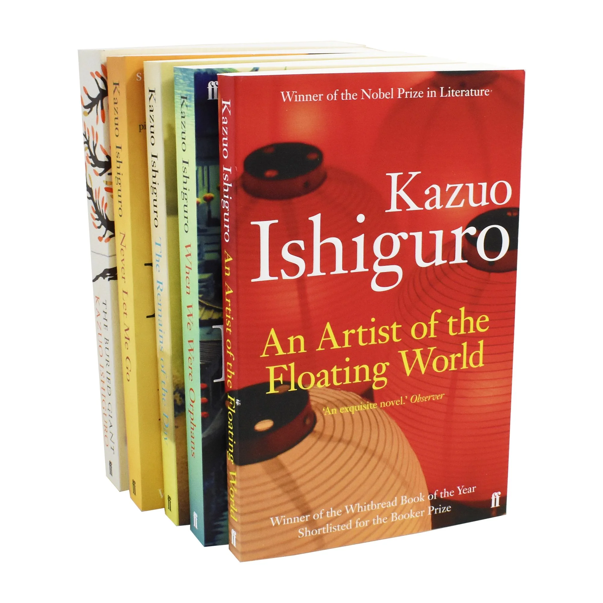 Kazuo Ishiguro Collection 5 Books Collection Set (An Artist of the Floating World, When We Were Orphans & More) By Kazuo Ishiguro