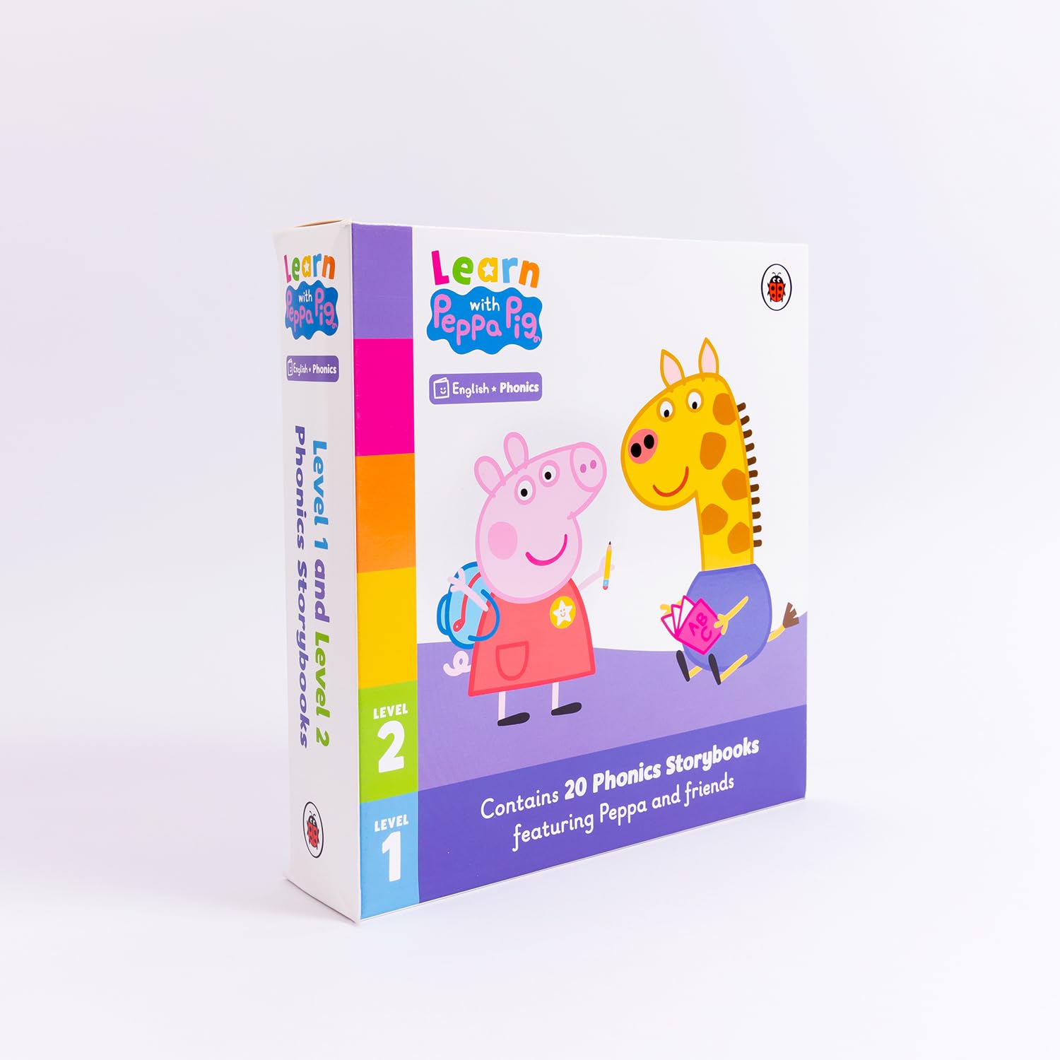 Learn with Peppa: Peppa Pig Phonics Tuckbox (20 Books Boxset Level 1 and Level 2)  By Peppa Pig