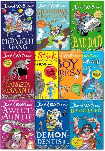 David Walliams 10 Books Collection Set By David Walliams