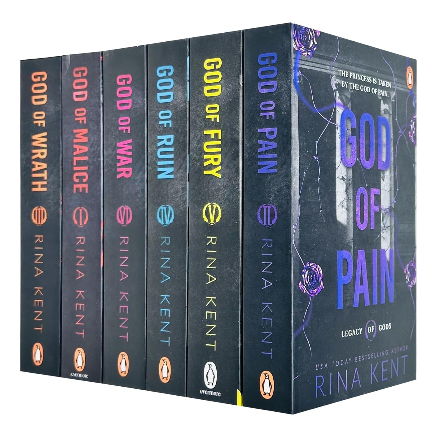 Legacy of Gods Series 6 Books Collection Set By Rina Kent