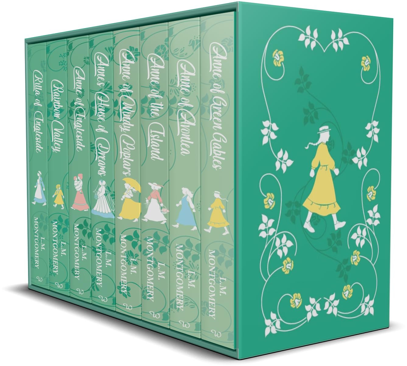 The Complete Box Set of Anne of Green Gables 8 Books Set By L.M. Montgomery