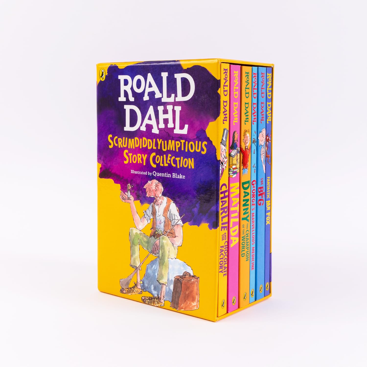 Roald Dahl's Scrumdiddlyumptious Story 6 Books Box Set By Roald Dahl