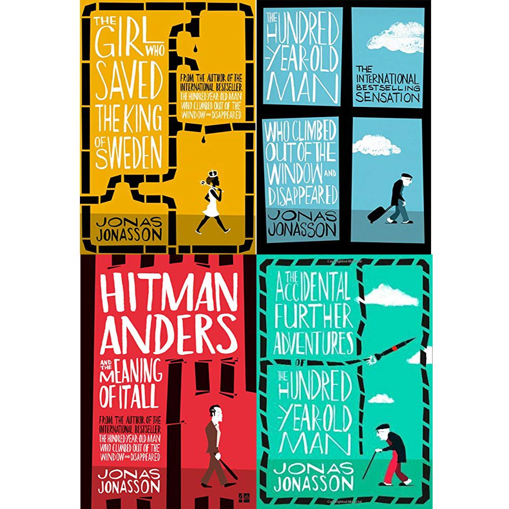 Jonas jonasson 4 books collection set By Jonas jonasson