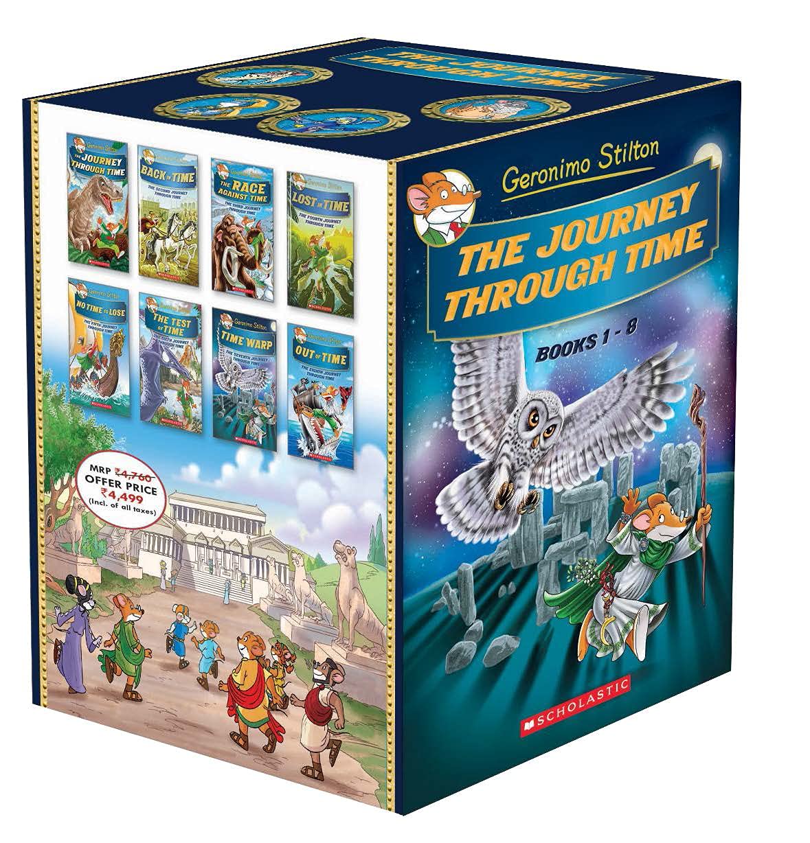 Geronimo Stilton Journey Through Time Boxset Of 8 Books By Geronimo Stilton