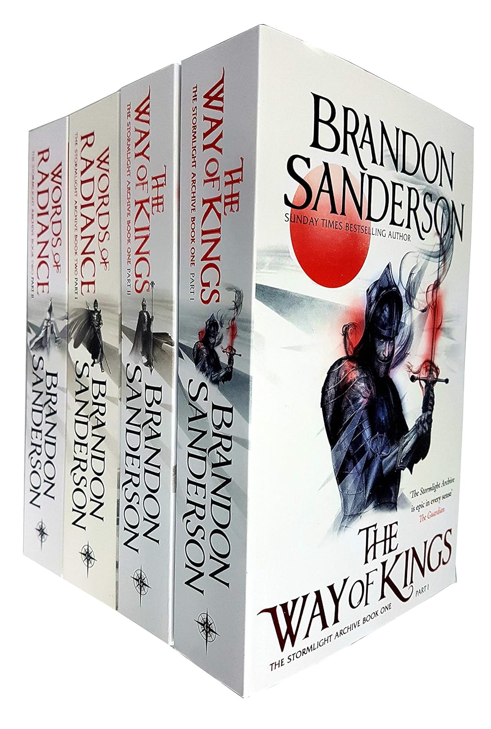 The Stormlight Archive Series 4 Books Collection Set By Brandon Sanderson 