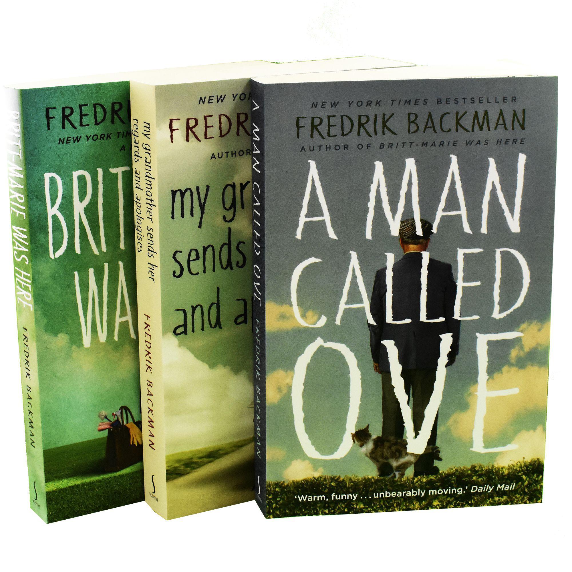 Fredrik Backman 3 Books Collection Set By Fredrik Backman