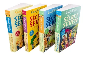 Enid blyton secret seven collection 4 books set 3 in 1 pack