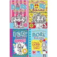 Dork Diaries Series By Rachel Renee Russell 4 Books Collection Set