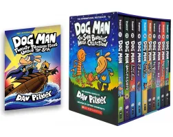Dog Man 1-11: The Supa Buddies Mega Collection by Dav Pilkey 11 Books Set