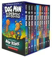 Dog Man 1-10: The Supa Buddies Mega Set by Dav Pilkey