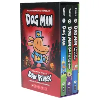 Dog Man: Book 1-3 Graphic Novels by Dav Pilkey 3 Books Box Set