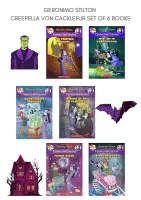 GERONIMO STILTON CREEPELLA VON CACKLEFUR SET OF 6 BOOKS By GERONIMO STILTON