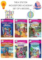 THEA STILTON MOUSEFORD ACADEMY SET OF 6 BOOKS BY THEA STILTON