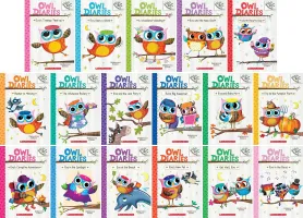 Owl Diaries Collection Set (Books 1-17) By Rebecca Elliott 